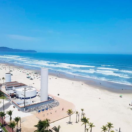 Apto C Vista Incrivel Para O Mar, Praia Grande Sp Dış mekan fotoğraf