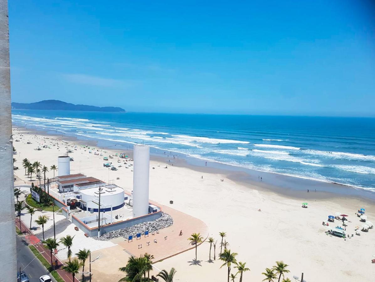 Apto C Vista Incrivel Para O Mar, Praia Grande Sp Dış mekan fotoğraf